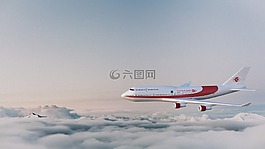 飞机,可以,天空