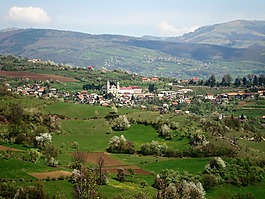 guča山,bosna,全景图