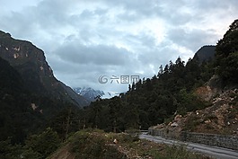 山,风景,四川