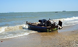 海,渔船,日常