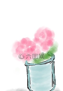 花,粉红色,粉红色的花