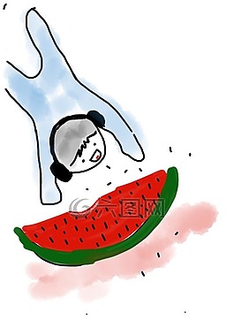音乐,西瓜,夏天