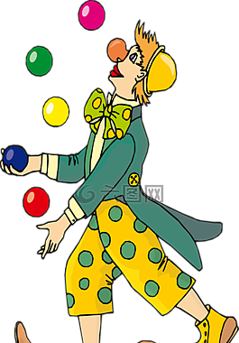 马戏团,小丑,笑