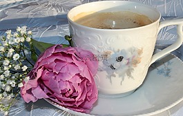 咖啡杯,杯,咖啡