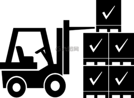 叉车,商品,存储