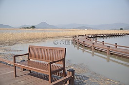 顺天湾,椅子,水
