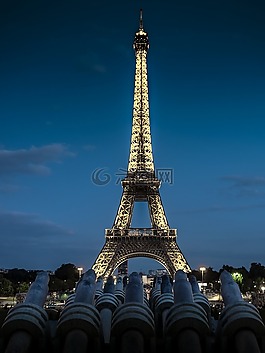 艾菲尔铁塔,塔,金属