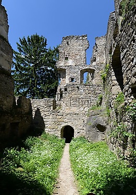 废墟,城堡,古代