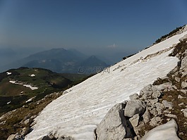 斜坡,雪,天空
