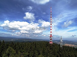 发射机,电视,旅行