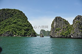 ha长,湾,越南