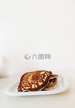 煎饼,潘蛋糕,白