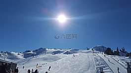 齐勒河谷,滑雪,雪