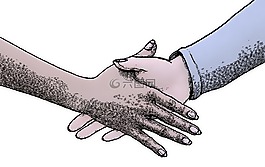 手,握手,男人的手