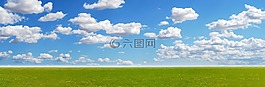 草甸,天空,景观