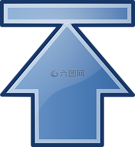 箭头,蓝色,返回页首