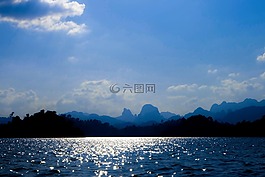 泰国,大坝,水