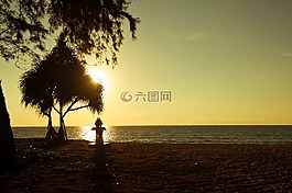 大自然,海,泰国
