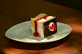 蛋糕,sahneschnitte,挞