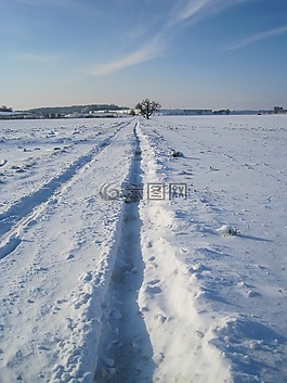雪,冬天,寒冬