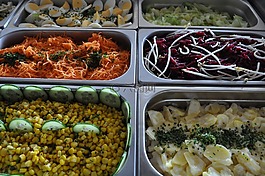 吃,自助沙拉,餐