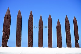 篱笆,木栅栏,限额