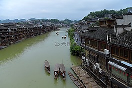 湖南,凤凰古城,沱江