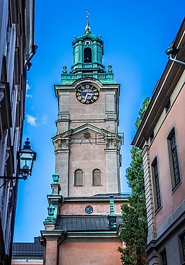 斯德哥尔摩,教堂,时钟塔