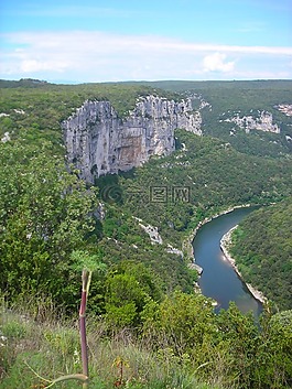 阿尔代什,河,法国