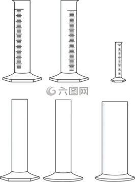 化学,气缸,玻璃