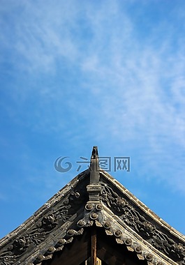 飞檐,中式古建筑,太原