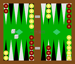 双陆棋,跳棋,棋