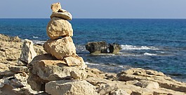 石头,道路标志,自然教育径