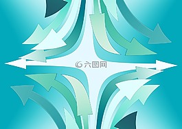 箭头,中心,中央