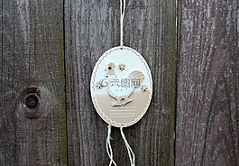 母鸡,蛋,饰品
