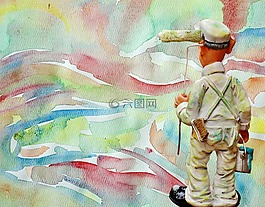 画家,删除,工作