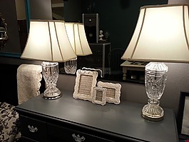 灯,镜像,办公桌