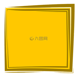 花框黄背景图片 花框黄背景素材 花框黄背景模板免费下载 六图网