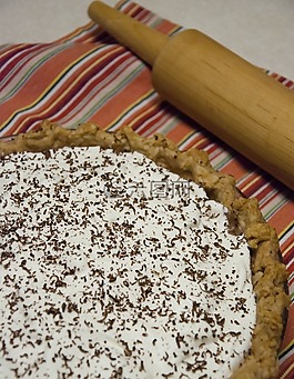 馅饼,法国丝绸,擀面杖