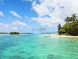 度假村,岛,天堂