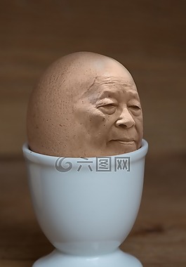 伊曼,鸡蛋,蛋杯