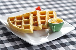 食品,华夫,甜点