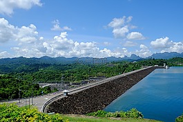 坝,景观,水