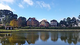 巴西,坎波斯做 jordão,山脉从rio grande do sul