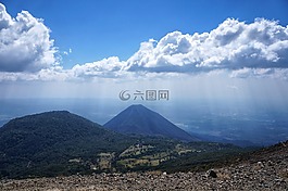 萨尔瓦多,izalco,火山