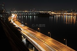 奥林匹克大道,路灯,夜景