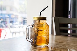 鸡尾酒,喝,餐厅