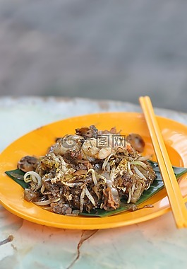 马来西亚,槟城,小贩的食物