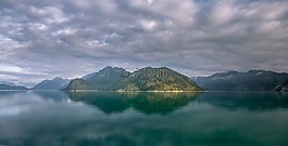 阿拉斯加州,山,荒野
