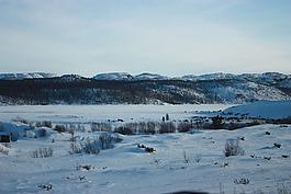 挪威,冰水,山